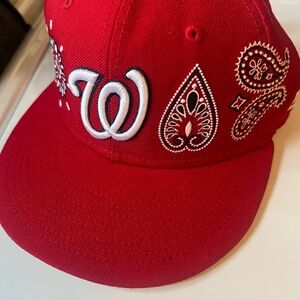 Washington National Paisley Baseball Hat